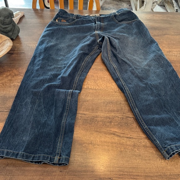 Mecca Relaxed Fit Dark Blue Jeans - Picture 1 of 3